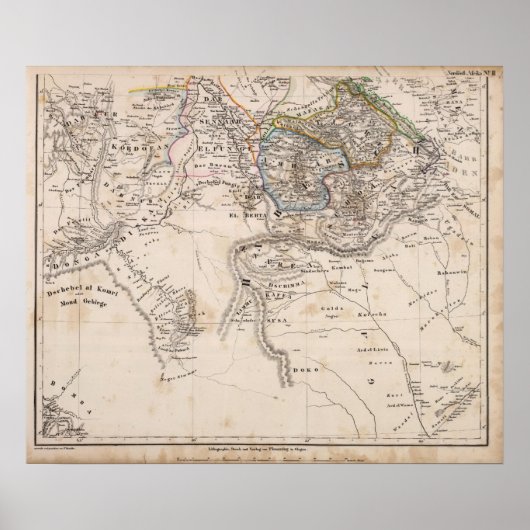 Poster Éthiopie, Somalie, Afrique (Devant)