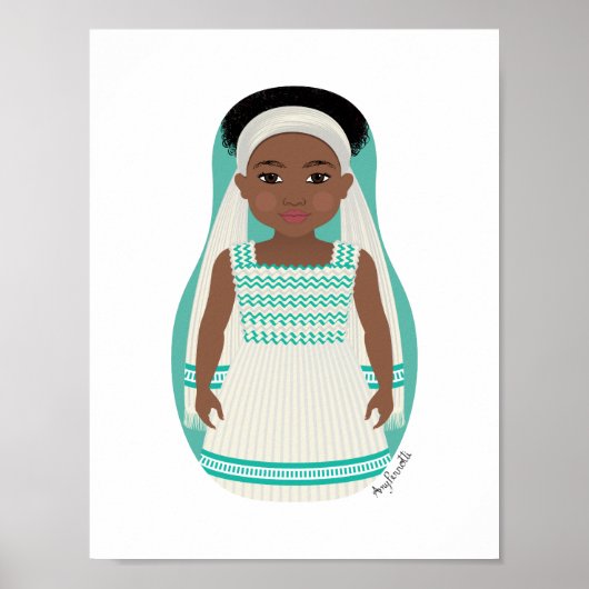 Poster éthiopien Matryoshka (Devant)