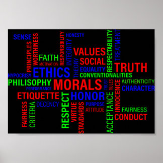 Poster Éthique commerciale