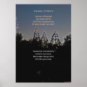 Poster Éthique et effet papillon (Devant)