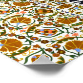 Poster Ethnic Digital Abstrait : Motif sans faille (Coin)