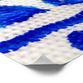 Poster Ethnic Indigo Arrow Native Motifs (Coin)