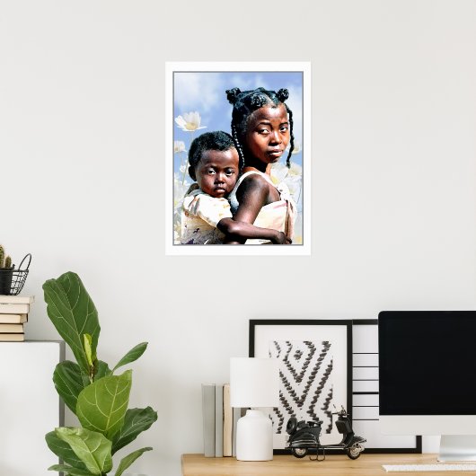 Poster Ethnique (Bureau à domicile)