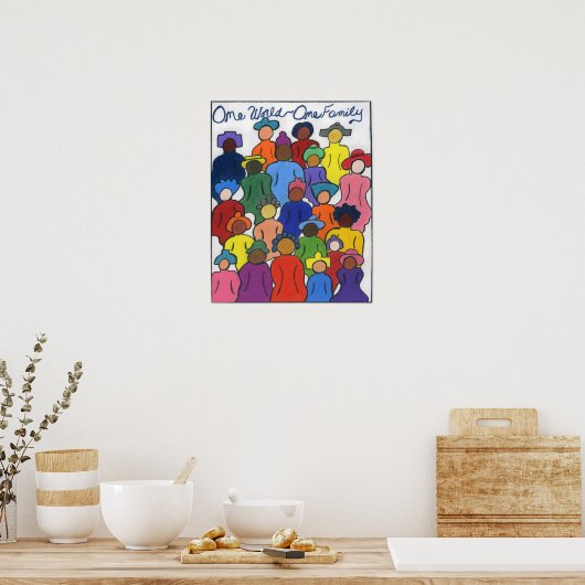 Poster Ethnique, interraciale, multiculturelle (Cuisine)