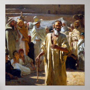 Poster Etienne Dinet Le Charmer De Serpent