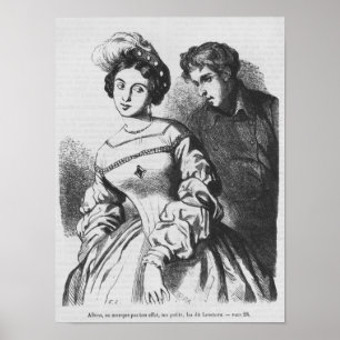 Poster Etienne Lousteau parlant à une actrice