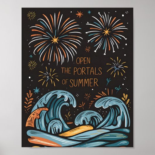 Poster Étincelle de l'été (Devant)