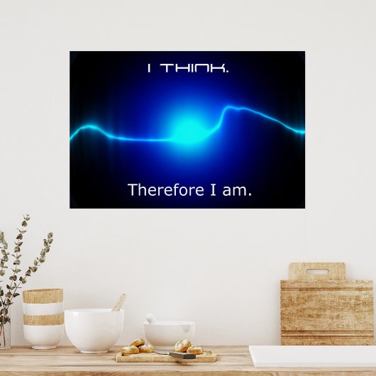 Poster Étincelle de pensée (Cuisine)