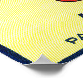 Poster Étiquette Arrow Brand Cranberry (Coin)