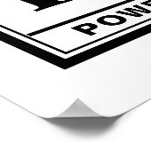 Poster Étiquette d'avertissement de Kamala (Coin)