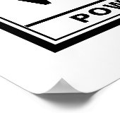 Poster Étiquette d'avertissement Warren (Coin)