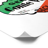 Poster Étiquette de bagages Conte Verde (Coin)