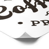 Poster Étiquette de café rétro (Coin)