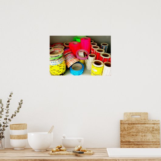 POSTER ÉTIQUETTE DE DROGUE (Cuisine)