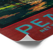 Poster Étiquette de fréquence de la maison personnalisée  (Coin)