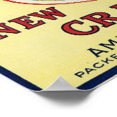 Poster Étiquette de la marque Hanover Cranberry (Coin)