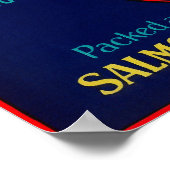 Poster Étiquette de la poire de CaribooCanada (Coin)