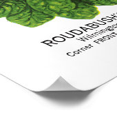 Poster Étiquette de paquets de graines d'épinards (Coin)