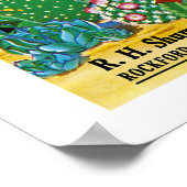 Poster Étiquette de paquets de semences Cactus (Coin)