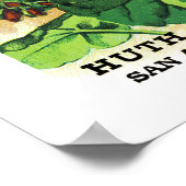 Poster Étiquette de paquets de semences de géranium (Coin)