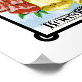 Poster Étiquette de paquets de semences Digitalis (Coin)