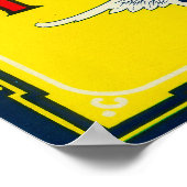 Poster Étiquette de passagers d'aéronef (Coin)