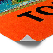 Poster Etiquette de tomate Peoria, IL (Coin)