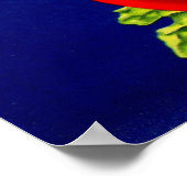 Poster Étiquette de tomates Indiana King (Coin)