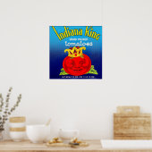 Poster Étiquette de tomates Indiana King (Cuisine)