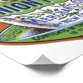 Poster Étiquette du café Union Pure Merchant (Coin)