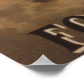 Poster Étiquette du tabac, 1868. (Coin)