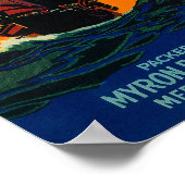 Poster Étiquette du taux de la poire du commerçant Medfor (Coin)