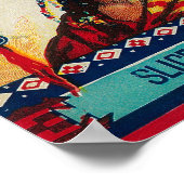 Poster Étiquette Mojave Peach (Coin)