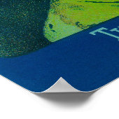 Poster Étiquette orange algérien (Coin)