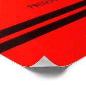 Poster Étiquette Saumon de la marque Golden Gate - Seattl (Coin)