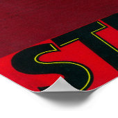 Poster Étiquette Streamline Pear CrateSanta Clara, CA (Coin)