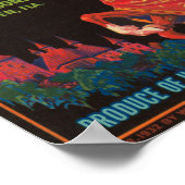 Poster Étiquette Vintage Blu Knight (Coin)