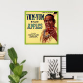POSTER ÉTIQUETTE VINTAGE CRATE POUR LES POMMES DE (Bureau à domicile)