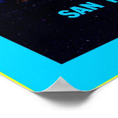 Poster Étiquette vintage Fruit (Coin)