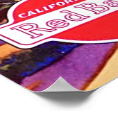 Poster Étiquette vintage Fruit (Coin)