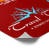 Poster Étiquettes de voyage (Coin)