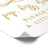 Poster Étiquettes dorées élégantes avec lettrage pour Pop (Coin)