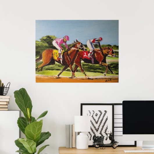 Poster Étirement de la maison (Bureau à domicile)