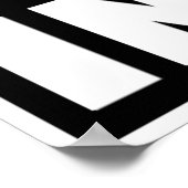 POSTER ÉTOILE BLANCHE INDICA (Coin)