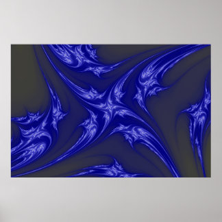 Poster étoile bleue