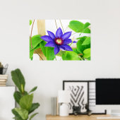Poster étoile bleue (Bureau à domicile)