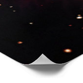 Poster Étoile Bleue Nebula Spirling Space Wagues (Coin)