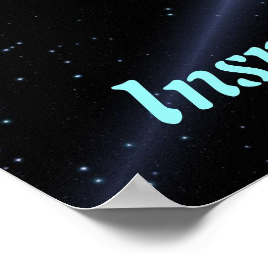 Poster Étoile brillante (Coin)