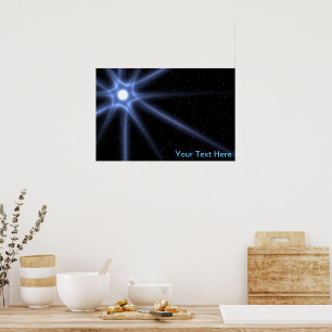 Poster Étoile Brillante