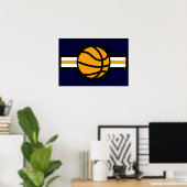 Poster étoile de basket (Bureau à domicile)